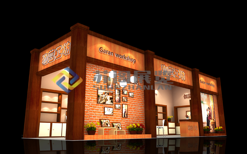 上海婚紗展—珈藍(lán)工坊展臺設(shè)計搭建